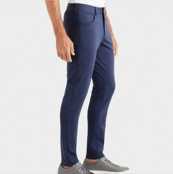 RHONE Other - Rhone Men's Commuter Five Pocket Four Way Stretch Pants In Blue Size 32